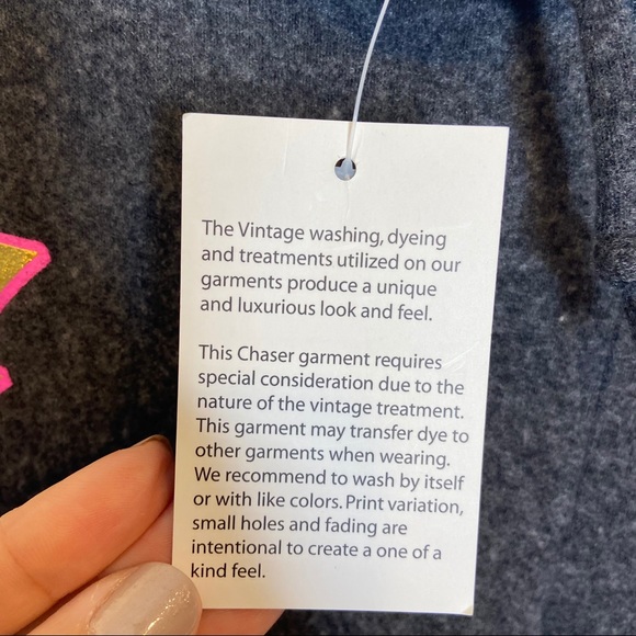 NWT Chaser gray gold metallic color stripes jogger - Picture 5 of 7